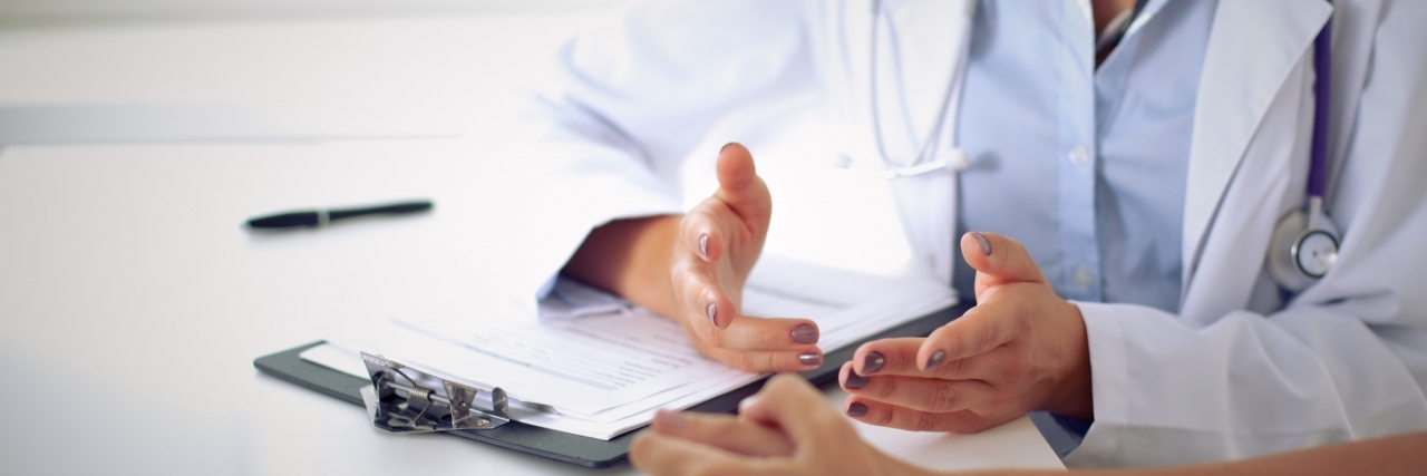 The Crucial Role Patients Play in Rare Disease Diagnoses Doctor and patient are discussing something