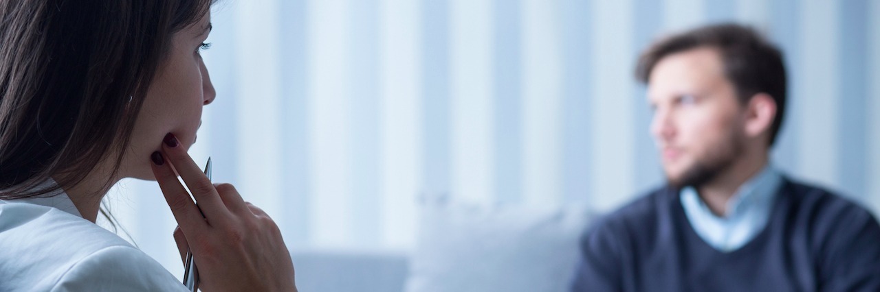 Mental Illness: What Psychiatrists Shouldn't Say to Patients Female psychiatrist talking with patient