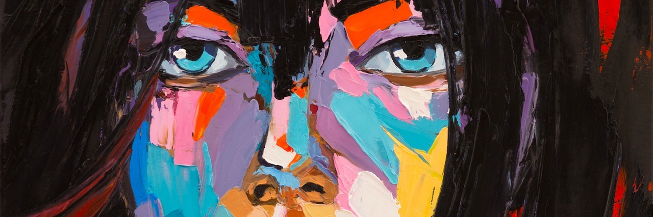 What It's Like When Both Depression and Anxiety Lie to You dark painting of a woman