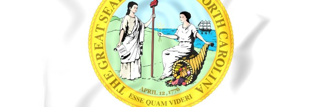 State Seal of North Carolina, USA.