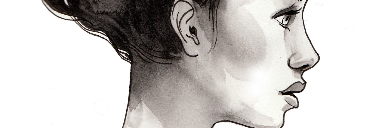 What I Wish People Who Don't Have Depression Understood A drawing of a woman