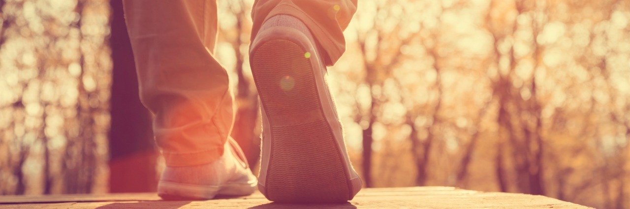 Recovering From an Eating Disorder: What to Do A walk in sunset.