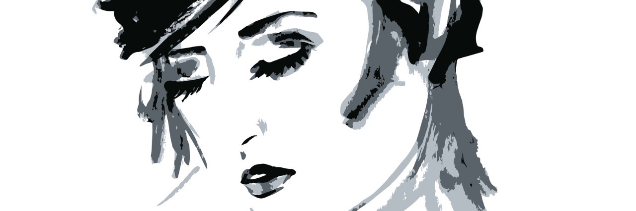 When People Don't Understand Your Chronic Pain and Chronic Illness Black and white illustration of woman's face