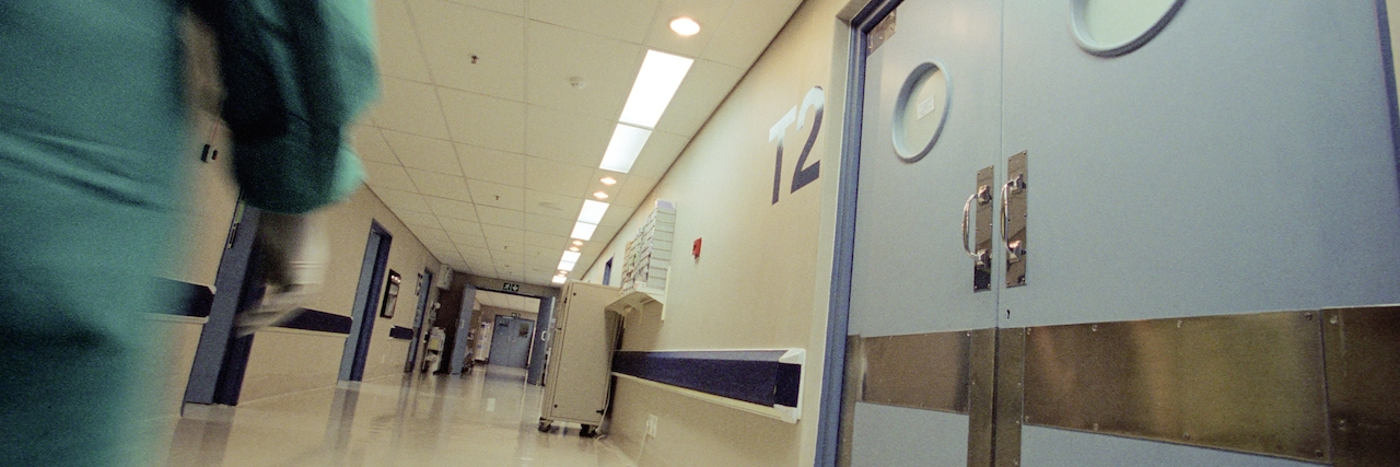 Admitted Yourself Into a Mental Health Facility Doesn't Make You Weak hallway in a hospital