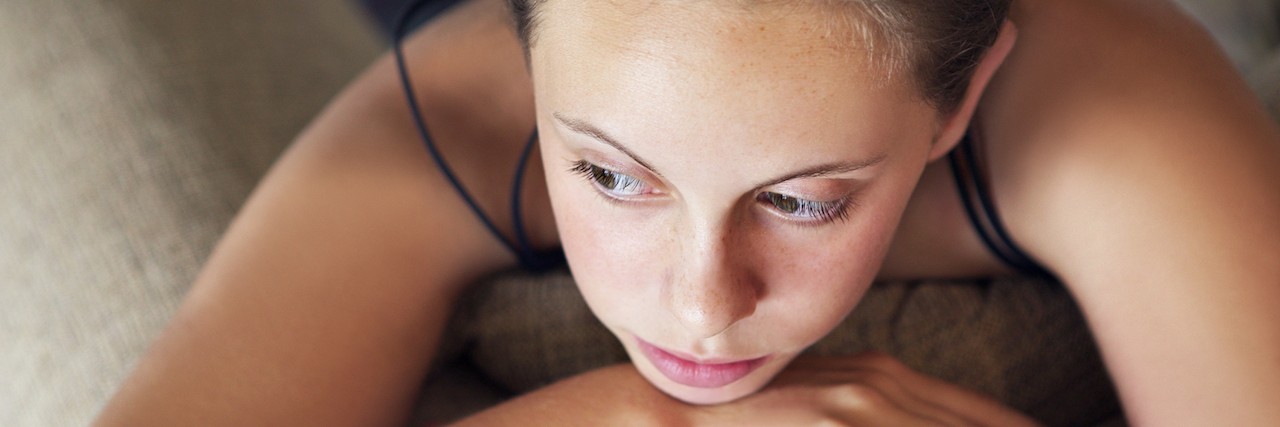 Do I Have Senioritis or Depression? Teenage girl thinking