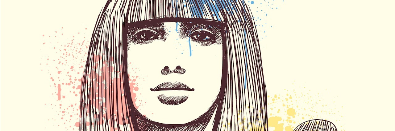 Being Depressed and Anxious for No Reason sketch of a woman