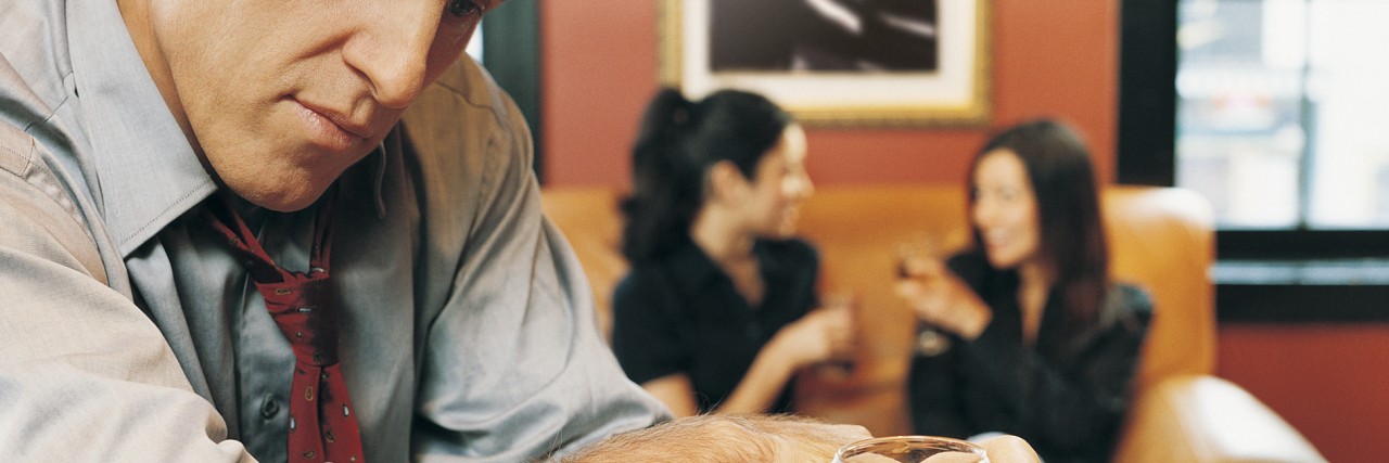 Making Alcohol Jokes Around an Alcoholic man with alcohol