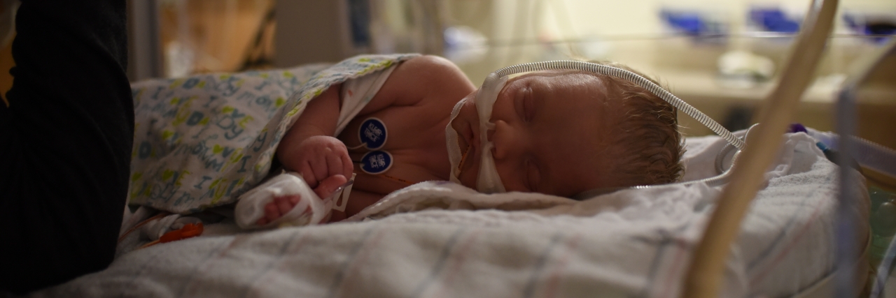 Finding Hope After a Prader-Willi Syndrome Diagnosis natalie's son in the hospital