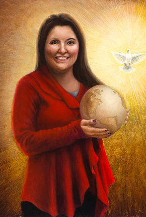 Portrait of Adriana, painted by Alison Shepard.