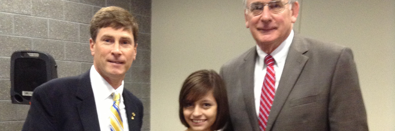 How YouTube Improved My Self-Esteem as a Teen With Cerebral Palsy Charisse receives an award for her advocacy work.