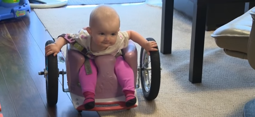 Parents Use Pinterest to Make Their Daughter a Wheelchair for $100