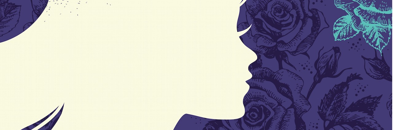 How to Answer 'Who Are You?' With Lupus Vintage retro background with hand drawn rose flowers and woman's profile