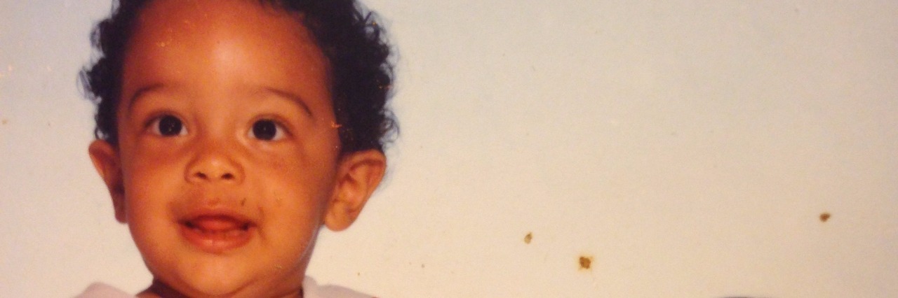 Growing Up With a Sibling Who Has Spinal Muscular Atrophy Heather and Justin as toddlers