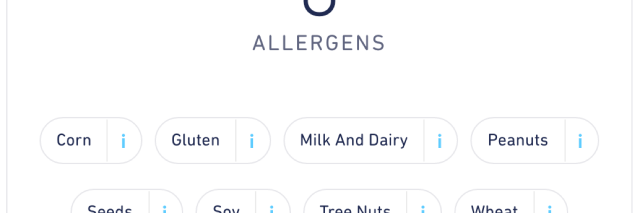 Photo showing types of allergens