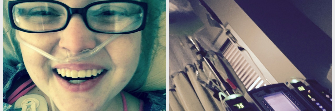 Answering 'How Are You?' Honestly With Chronic Diseases The author in the hospital