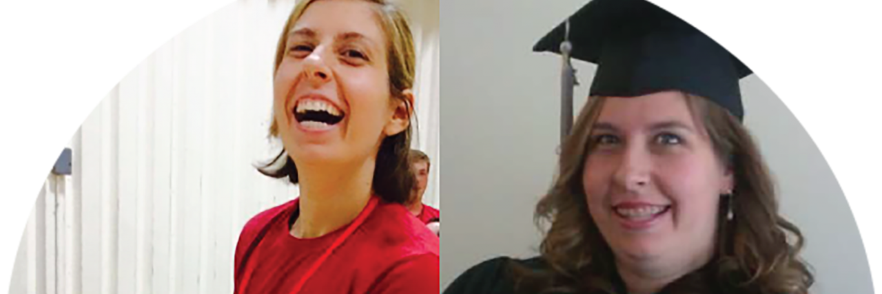 My Physical Fitness Journey as a Person With Cerebral Palsy Tiffany after and before her weight loss.