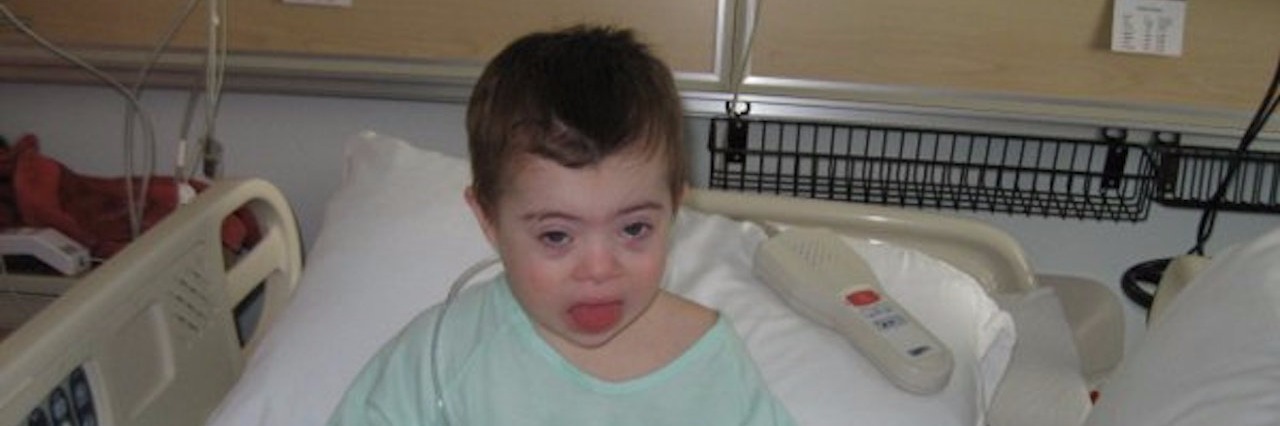 What Childhood Cancer Is Like: Going Gold in September little boy with leukemia in the hospital