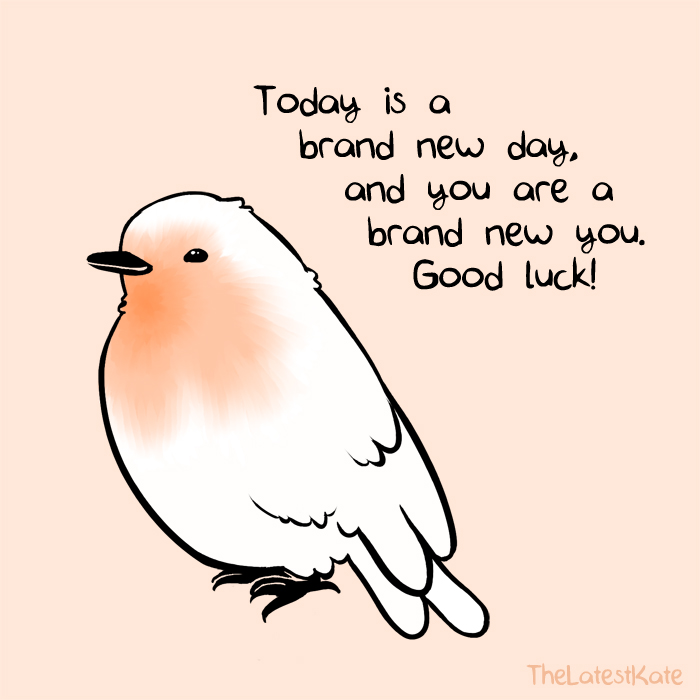 Bird with quote