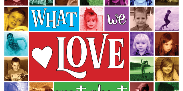 Chris Bonnello Asks 150 Kids With Autism What They Love Most About Life for New Book Cover of "What We Love About Life"
