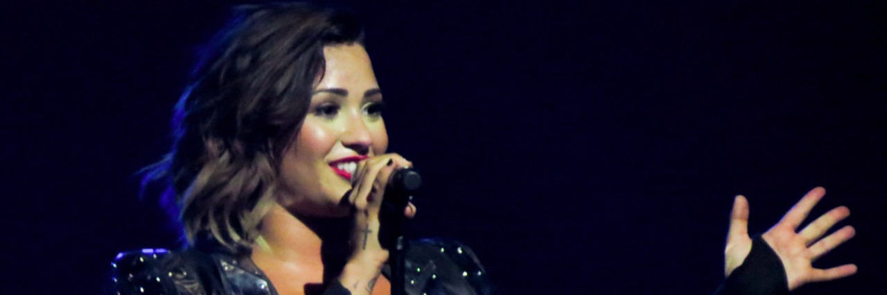 Demi Lovato singing