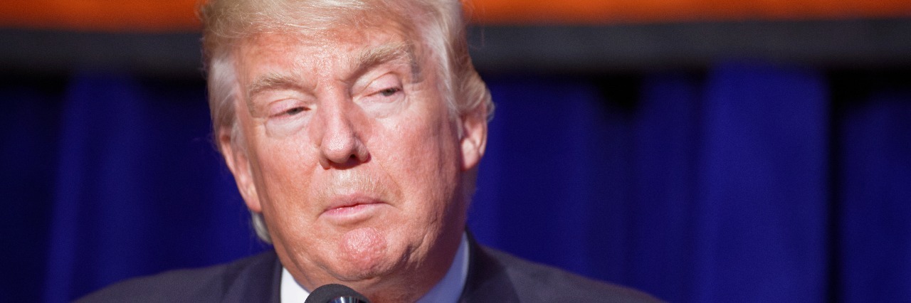 Donald Trump Shares Plan to Fix New Hampshire's Heroin Problem Donald Trump giving side eye