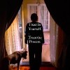 an image of a woman and her dog standing in a doorway with text that says trust in yourself trust the process
