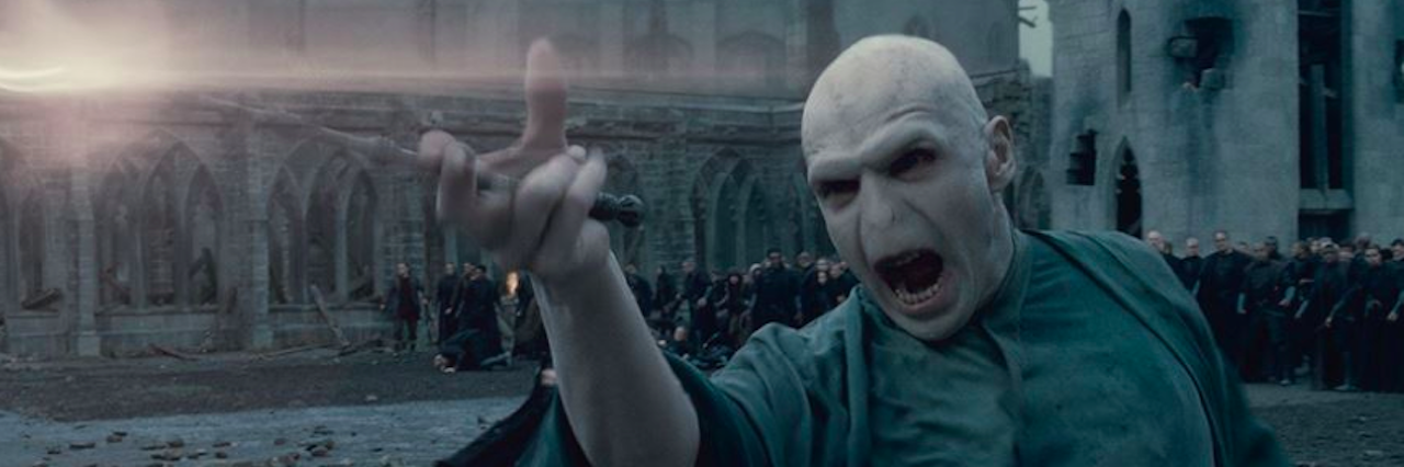 Fighting Anxiety and Your 'Inner Voldemorts' An evil wizard with his magic wand