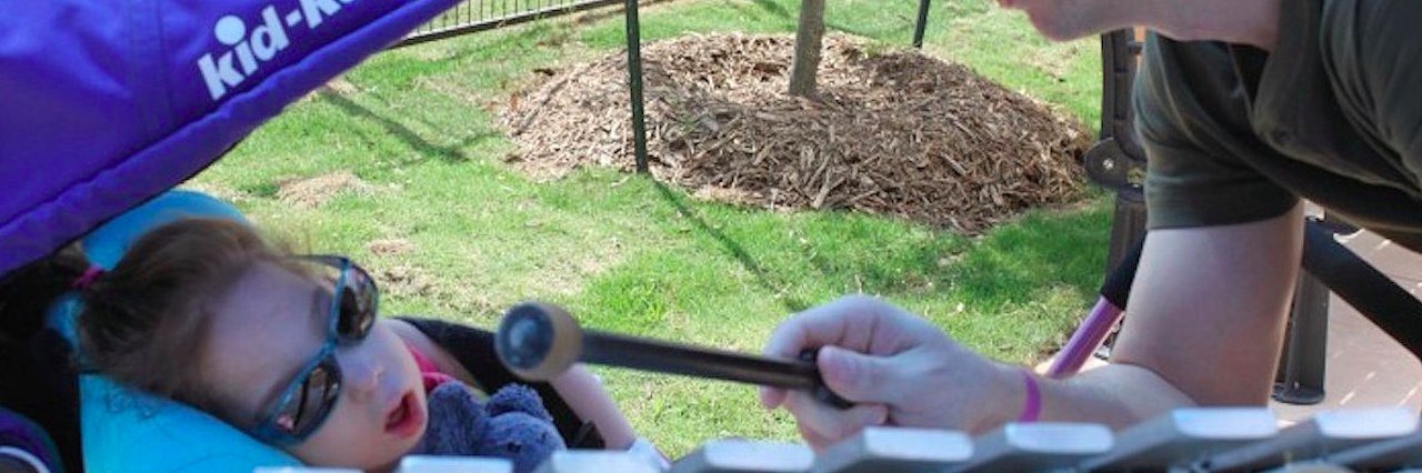 Father Plays Guitar Again to Remember His Daughter Who Passed Away man plays xylophone for his daughter