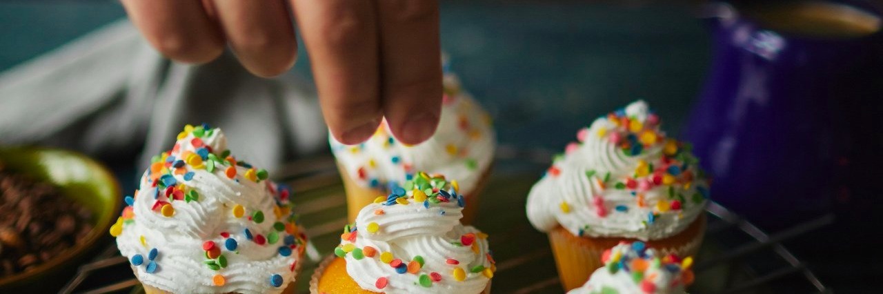 Multiple Sclerosis: How Baking Gives Me a Sense of Order man making cupcakes