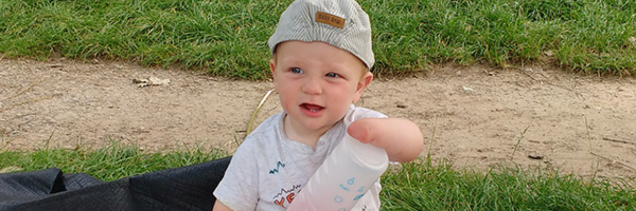 Having a Child With a Limb Difference Isn't Sad Lindsay Wright's son.