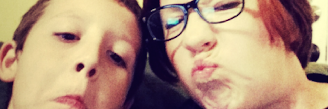 The Truth About Parenting a Child on the Autism Spectrum a mother and son posing together in three separate photos