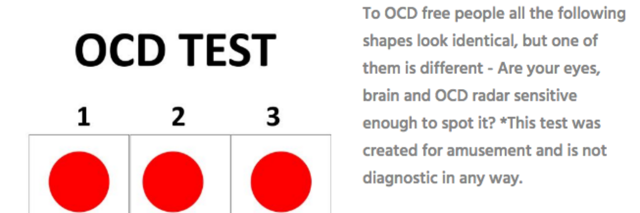 OCD Test: Why You Shouldn't Take the Radar Test screen grab of how sensitive is your ocd radar quiz result