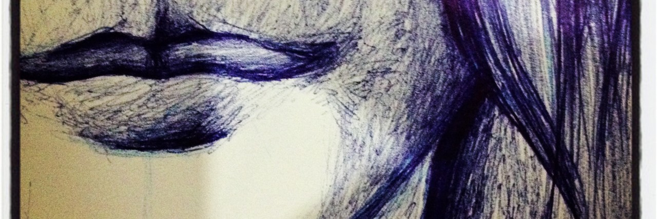 Self-stigmatization of Mental Illness: When We Call Ourselves Crazy Abstract ArtDrawing of A Woman Face