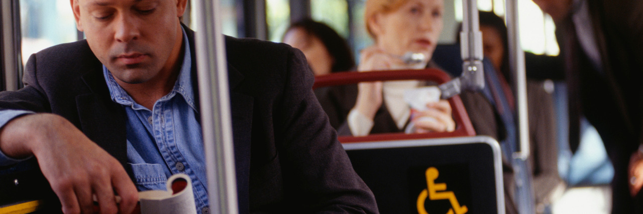 Getting Harassed on the Bus Because of My Invisible Disability Passengers traveling on bus.