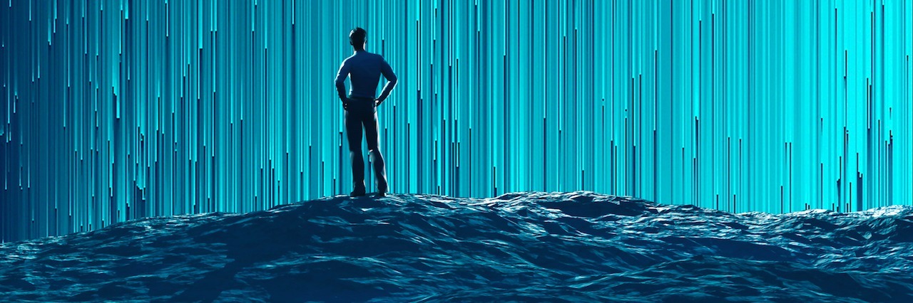 Questioning Yourself When You're Suicidal a shadow of a man