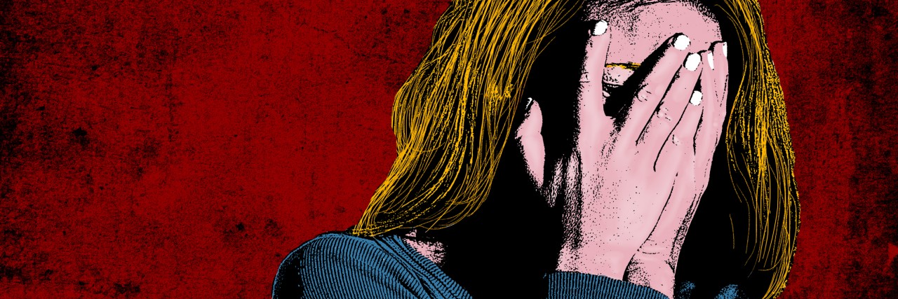 Feeling Suicidal: Letter to Someone Who's Lost Hope Illustration of woman with head in her hands