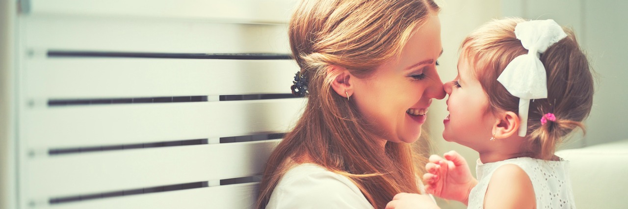 Leaving Your Family to Get Inpatient Care for My Bulimia mother kissing her daughter on the nose