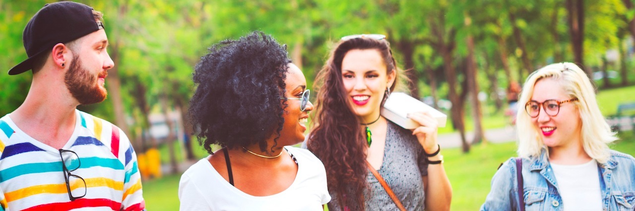 A Response to Northern Michigan University's Suicide Discussion Policy college students walking outside