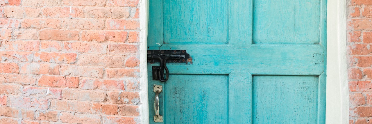 Having Bad Dreams During Anxiety and Depression Recovery door in a brick wall