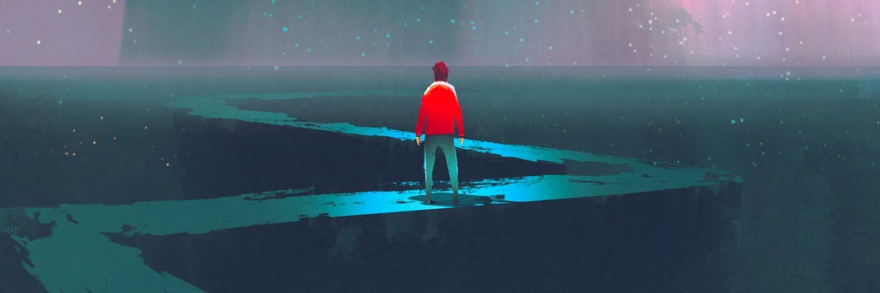 What Living With Sarcoidosis Feels Like man on winding road to the big tree