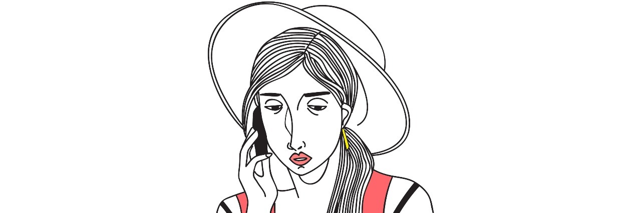 What It's Like Working With an Underactive Thyroid woman on the phone