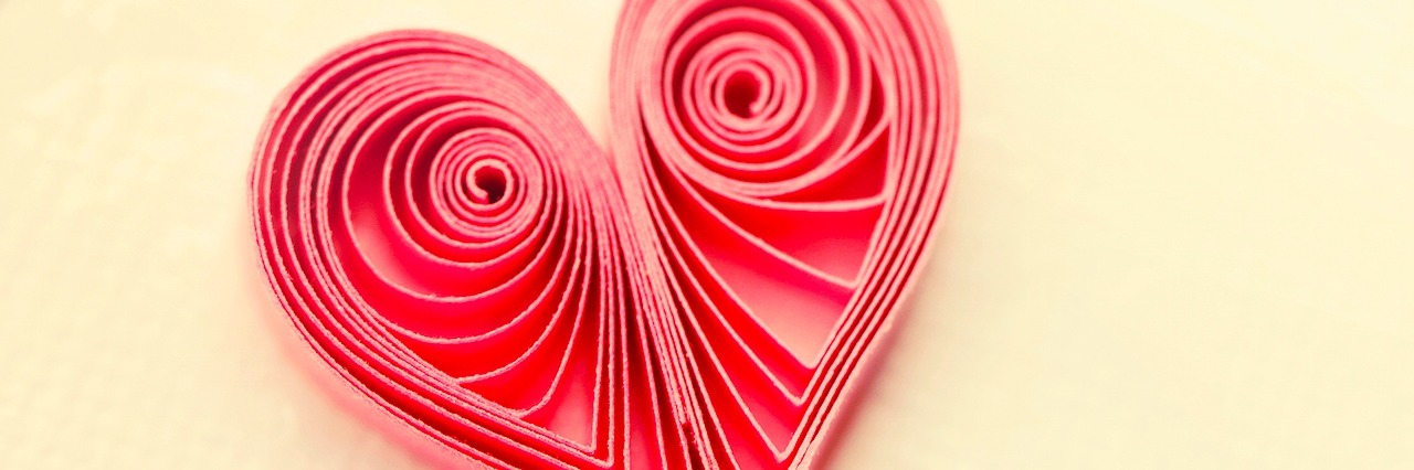 Letters to Myself When I Contemplated Suicide paper heart