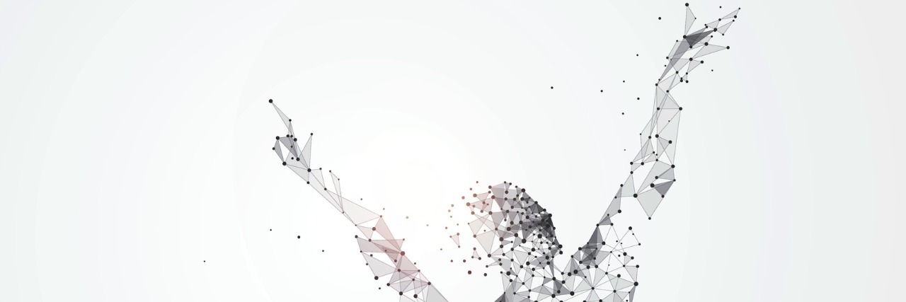 Pushing Myself on 'Good' Weeks With My Chronic Illness jumping woman