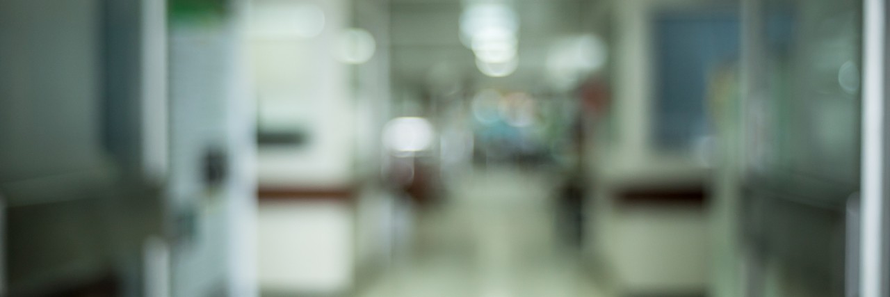 Figuring Out What to Do Next After Being Discharged From Inpatient blur of inpatient corridor