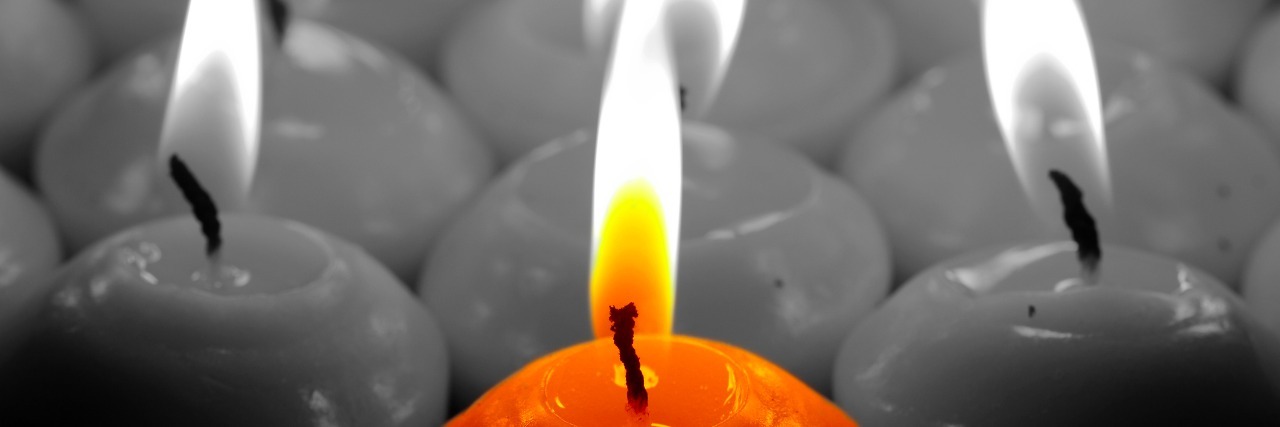 Christian Writing Exercise That Helped Me in Residential Treatment candles being lit