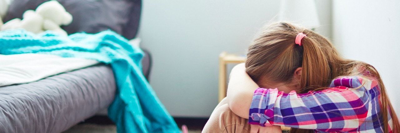 Helping My Preteen Daughter With Autism Through Meltdowns Crying Teenage Girl