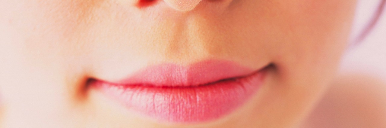 close up of a woman's mouth