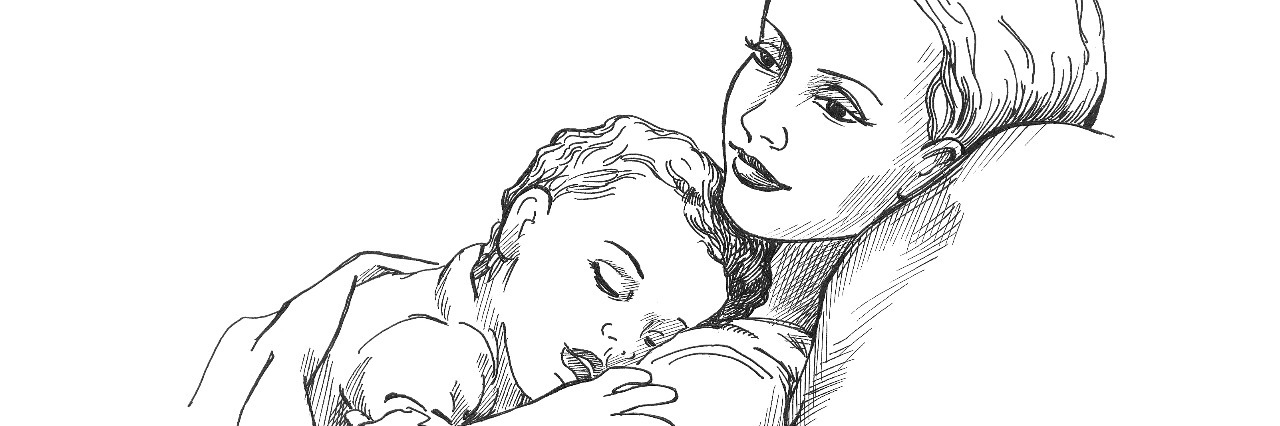 Finding Support on Hard Days as a Special Needs Parent Sleeping child and mother illustration