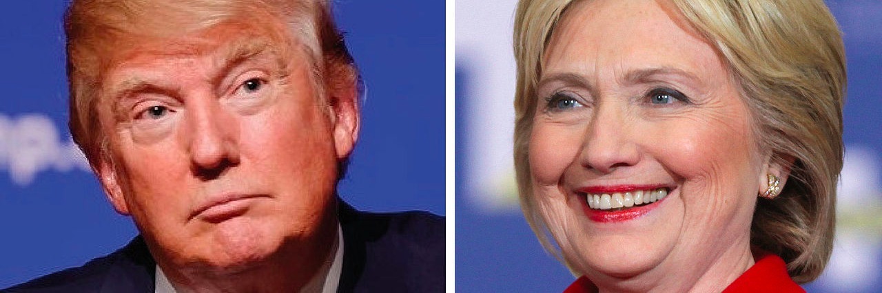 Donald Trump and Hillary Clinton