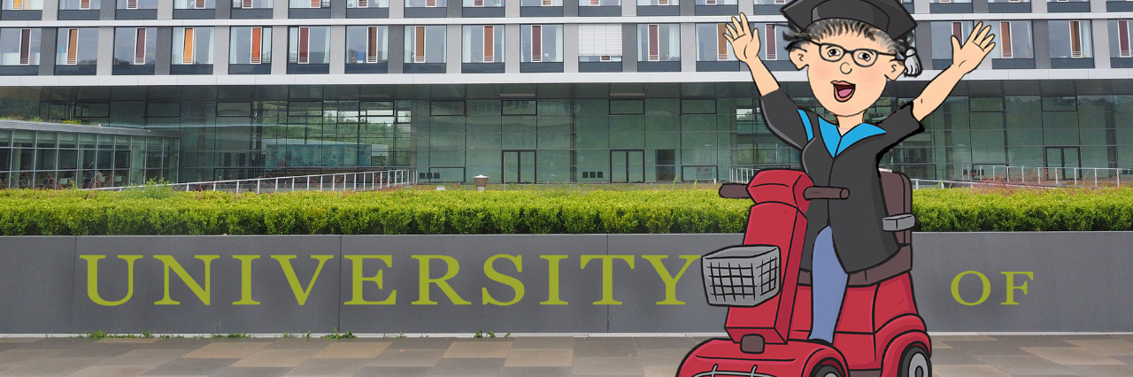 Attending university with a disability.